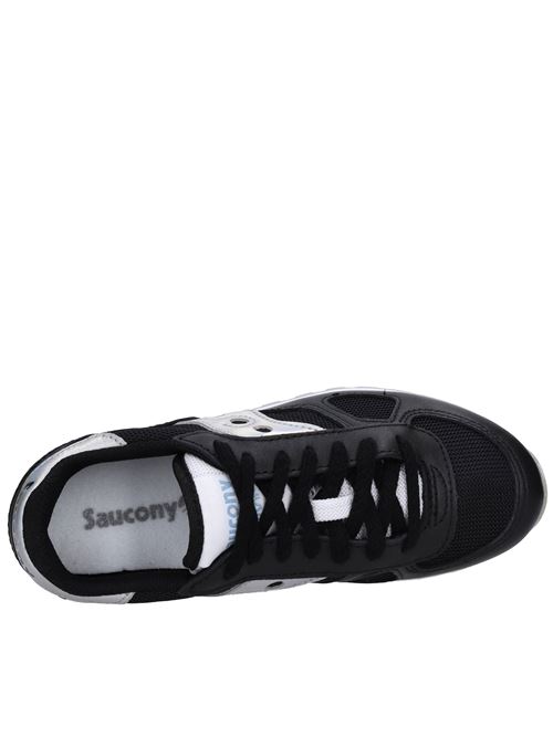 Sneakers modello SHADOW ORIGINAL in pelle e tessuto SAUCONY | SHADOW ORIGINALNERO-ARGENTO